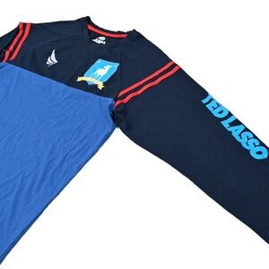 Ted Lasso AFC Richmond‎ L/S Shirt Adult Small Navy Blue Royal Blue Fan Jersey